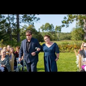 Navy Mother of the Groom Dress